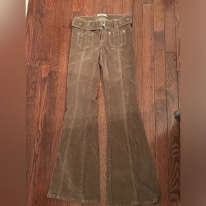Garage suede pants